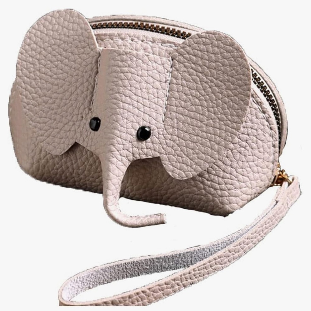 🆕 Elephant Wallet, PU Leather Key Bag Card Holder Storage Bag Handbag Coin Purse
